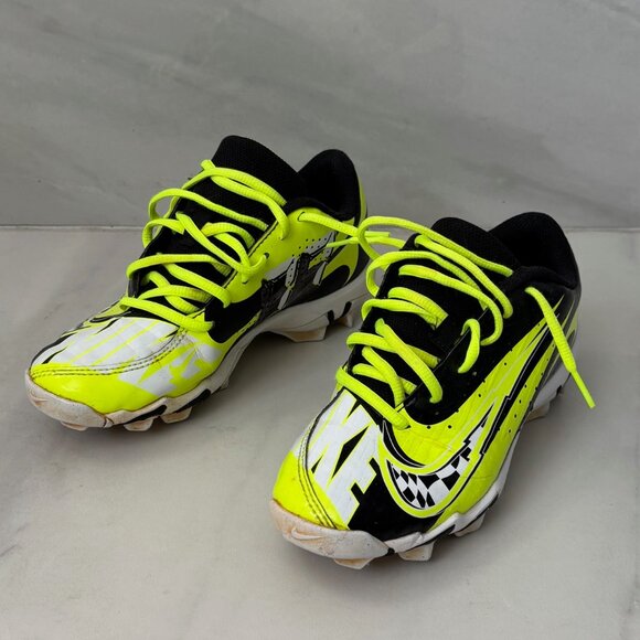 NIKE Vapor Ultrafly Keystone Baseball Cleats (neon yellow/black) - Size 4.5Y - Picture 3 of 6